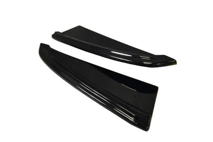 Heck Ansatz Flaps Diffusor für Audi A8 D4 schwarz matt