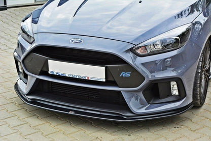 Front Ansatz V.3 für Ford Focus RS Mk3 schwarz Hochglanz