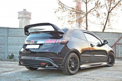 Spoiler CAP für HONDA CIVIC VIII TYPE R für MUGEN spoiler schwarz matt