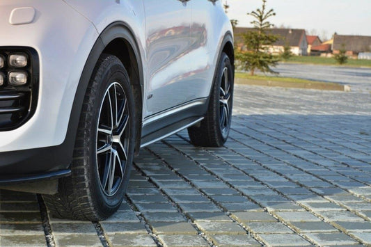 Seitenschweller Ansatz für KIA SPORTAGE mk4 GT-Line schwarz matt