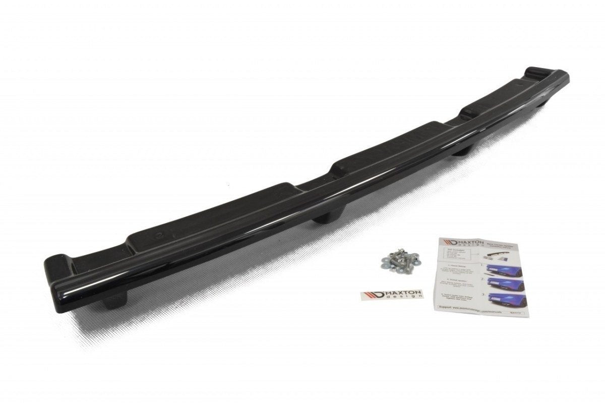 Mittlerer Diffusor Heck Ansatz für BMW 4er F32 M Paket im DTM LOOK schwarz matt