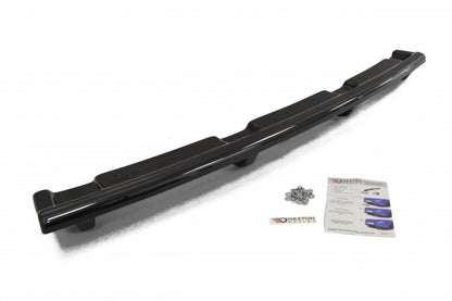 Mittlerer Diffusor Heck Ansatz für BMW 4er F32 M Paket im DTM LOOK schwarz matt