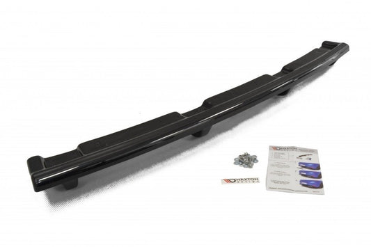 Mittlerer Diffusor Heck Ansatz für BMW 4er F32 M Paket im DTM LOOK schwarz matt