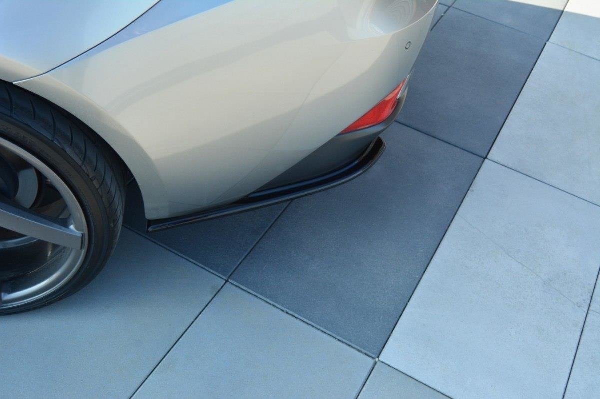 Heck Ansatz Flaps Diffusor für Lexus IS Mk3 T schwarz matt