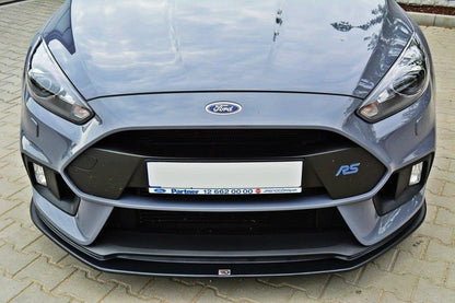 Front Ansatz V.3 für Ford Focus RS Mk3 schwarz Hochglanz