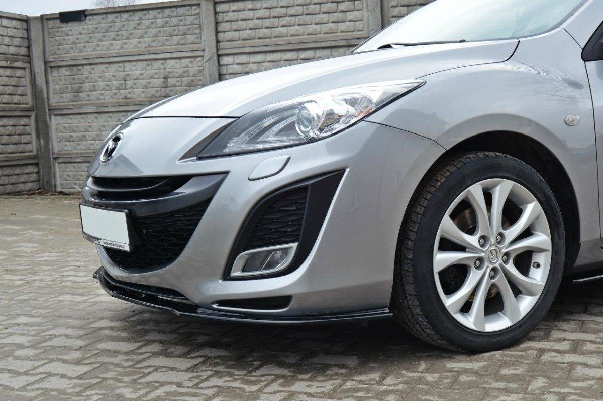 Front Ansatz für MAZDA 3 MK2 SPORT (vor Facelift) Carbon Look