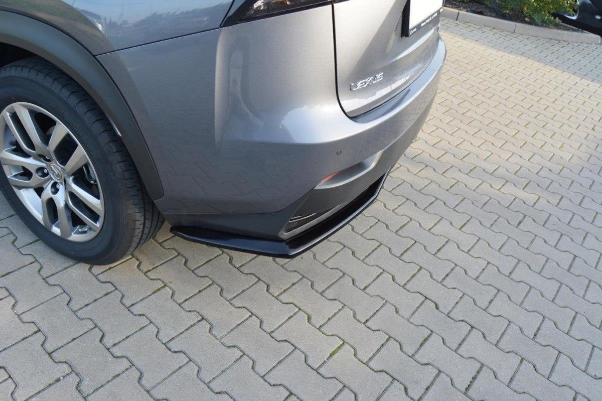 Mittlerer Diffusor Heck Ansatz für Lexus NX Mk1 H  Carbon Look
