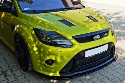 Front Ansatz V.1 für Ford Focus RS Mk2 schwarz Hochglanz