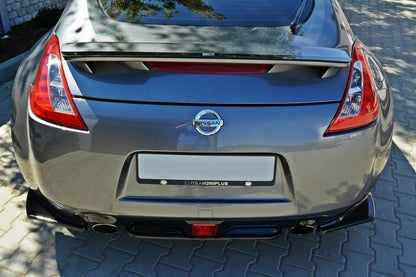 Mittlerer Diffusor Heck Ansatz für Nissan 370Z Carbon Look