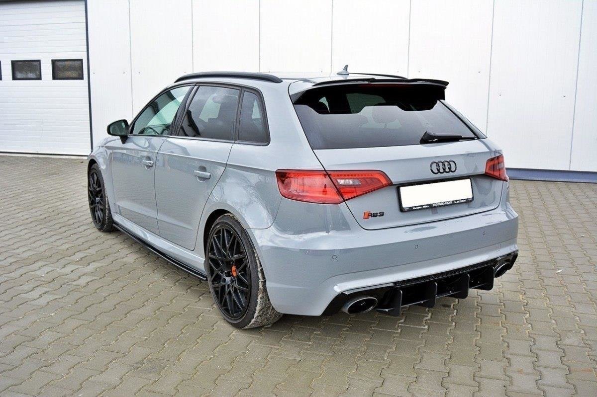 Spoiler CAP V.1 für Audi RS3 8V / 8V FL Sportback schwarz Hochglanz