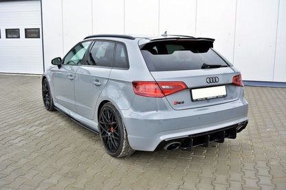Spoiler CAP V.1 für Audi RS3 8V / 8V FL Sportback schwarz Hochglanz