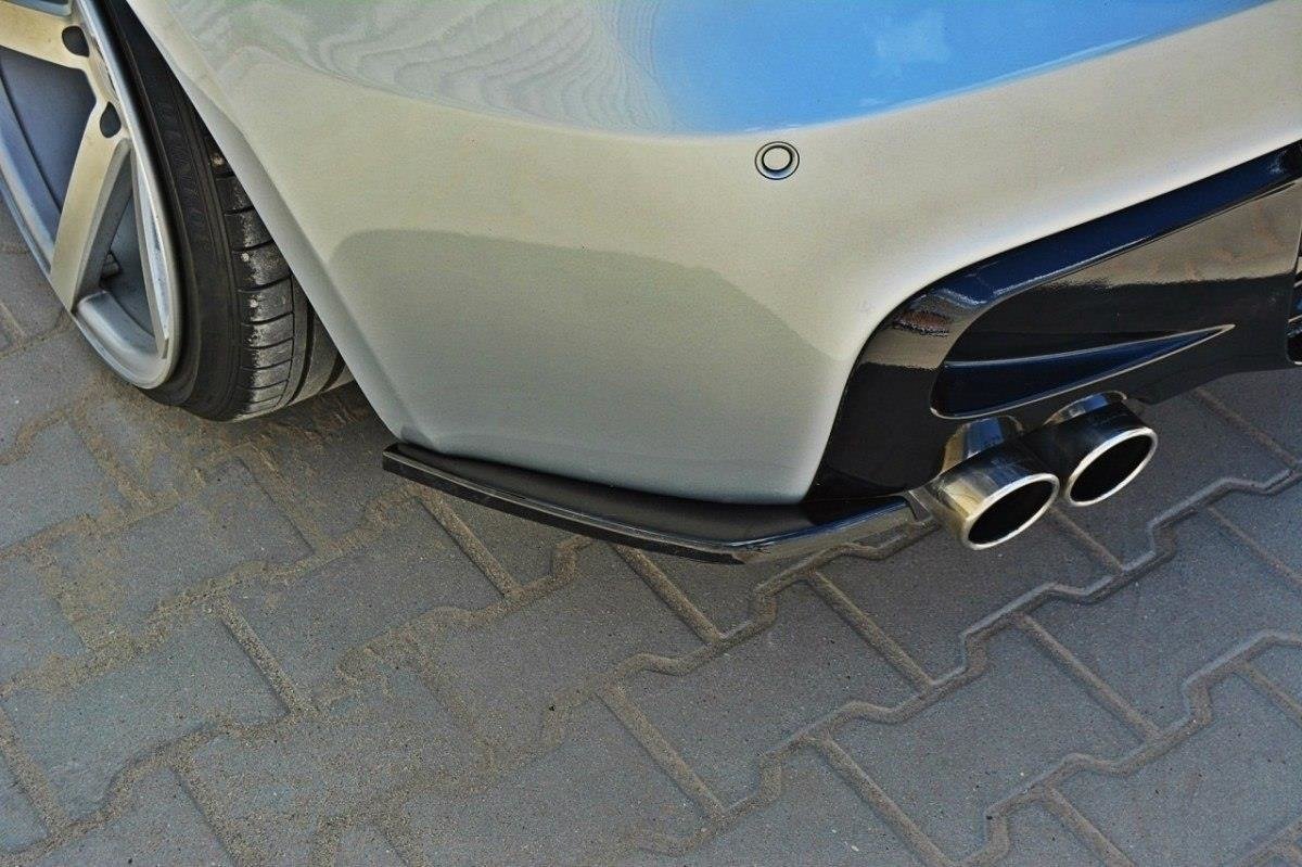 Heck Ansatz Flaps Diffusor für BMW 1er E87 Standard/M-Performance schwarz matt