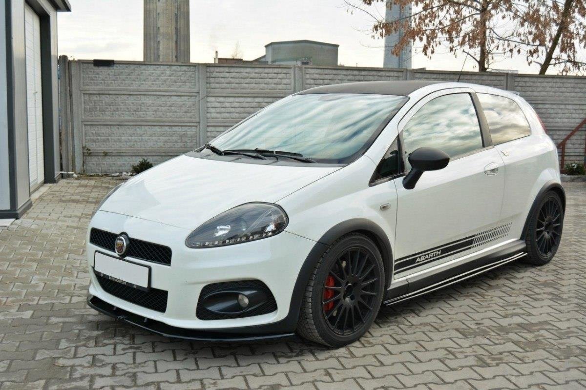 Front Ansatz V.2 für FIAT GRANDE PUNTO ABARTH schwarz matt