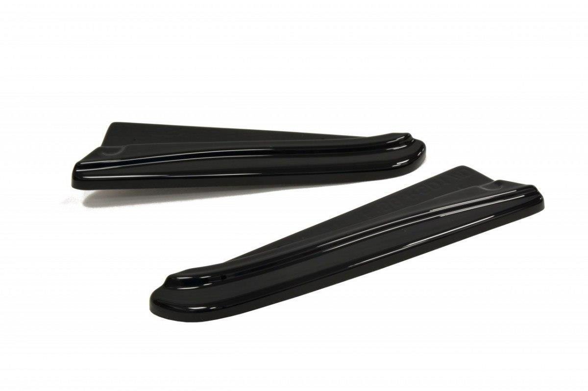 Heck Ansatz Flaps Diffusor für JAGUAR XF X250 SPORTBRAKE schwarz Hochglanz