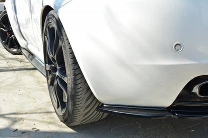 Heck Ansatz Flaps Diffusor für Alfa Romeo Brera Carbon Look