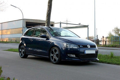 Front Ansatz für VW POLO MKV schwarz matt