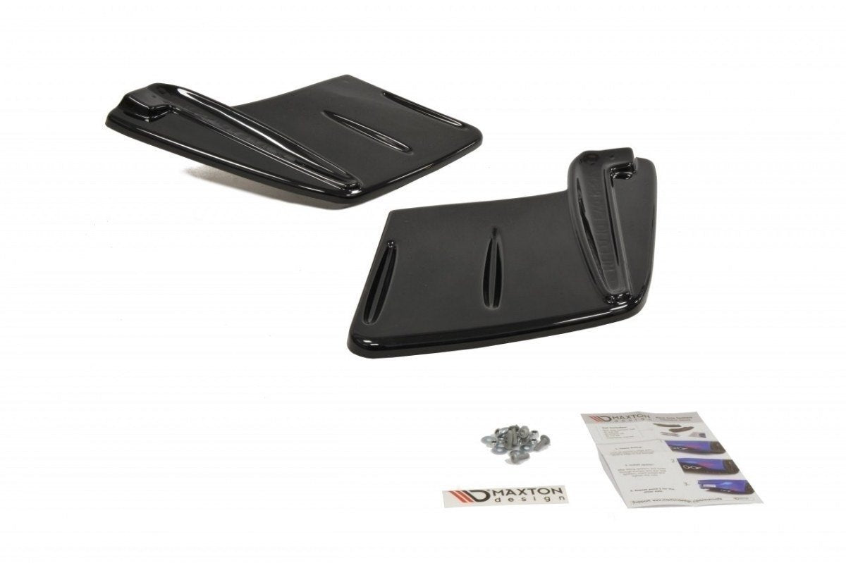 Heck Ansatz Flaps Diffusor für Mitsubishi Lancer Evo X Carbon Look