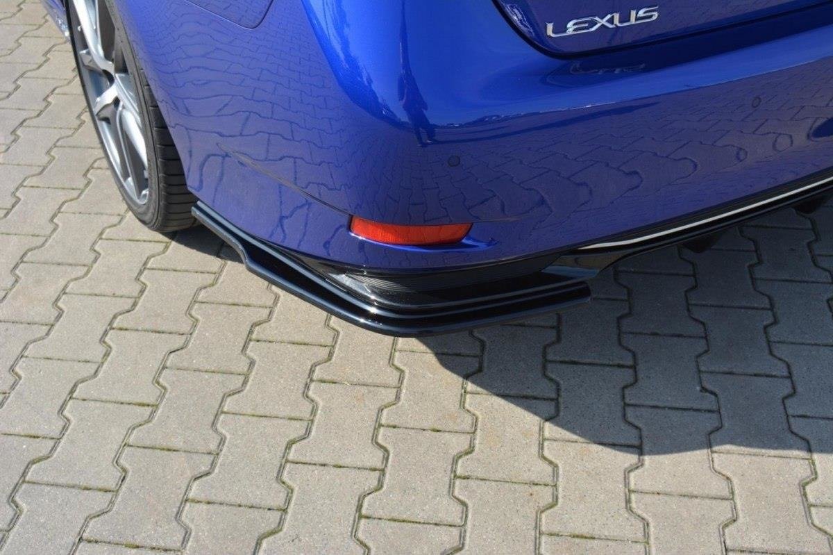 Heck Ansatz Flaps Diffusor für Lexus GS Mk4 Facelift H Carbon Look