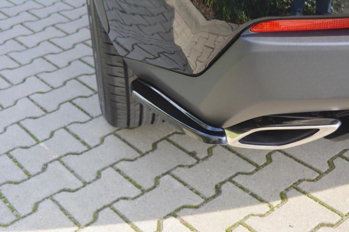 Heck Ansatz Flaps Diffusor für Lexus NX Mk1 T Carbon Look