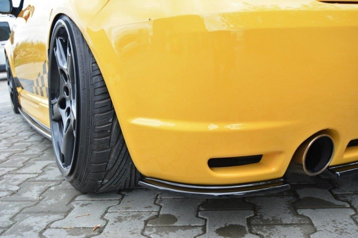 Heck Ansatz Flaps Diffusor für VW GOLF 4 R32 Carbon Look