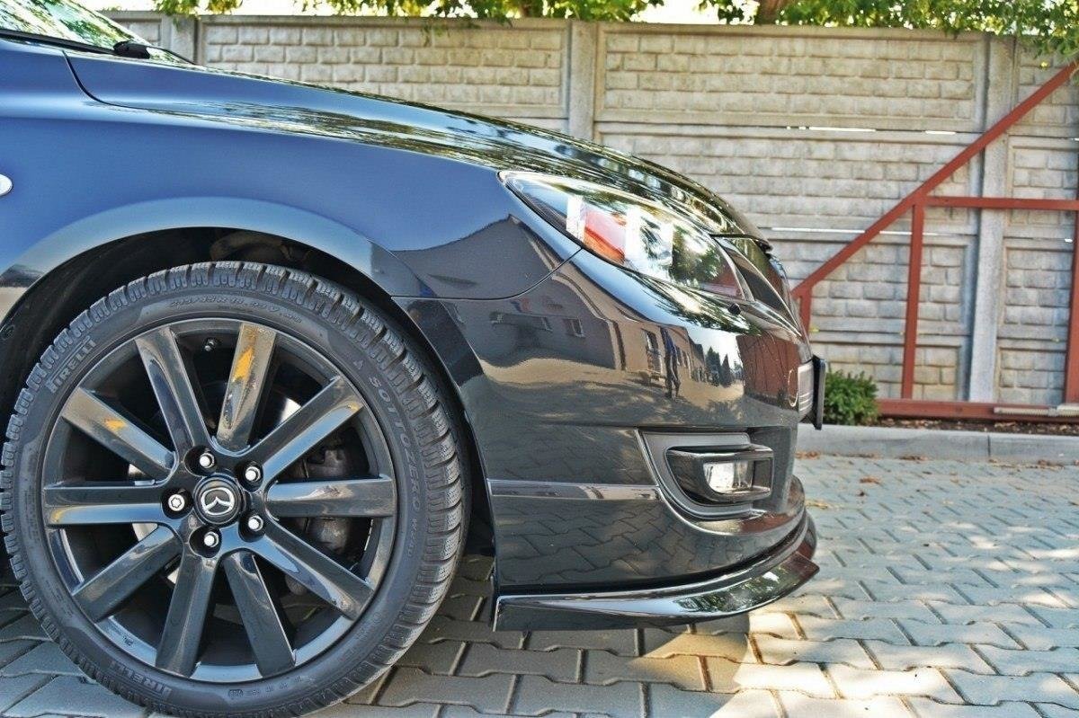 Front Ansatz für MAZDA 3 MPS MK1 (vor Facelift) schwarz matt