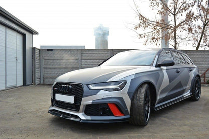 Front Ansatz V.2 für Audi RS6 C7 / C7 FL Carbon Look