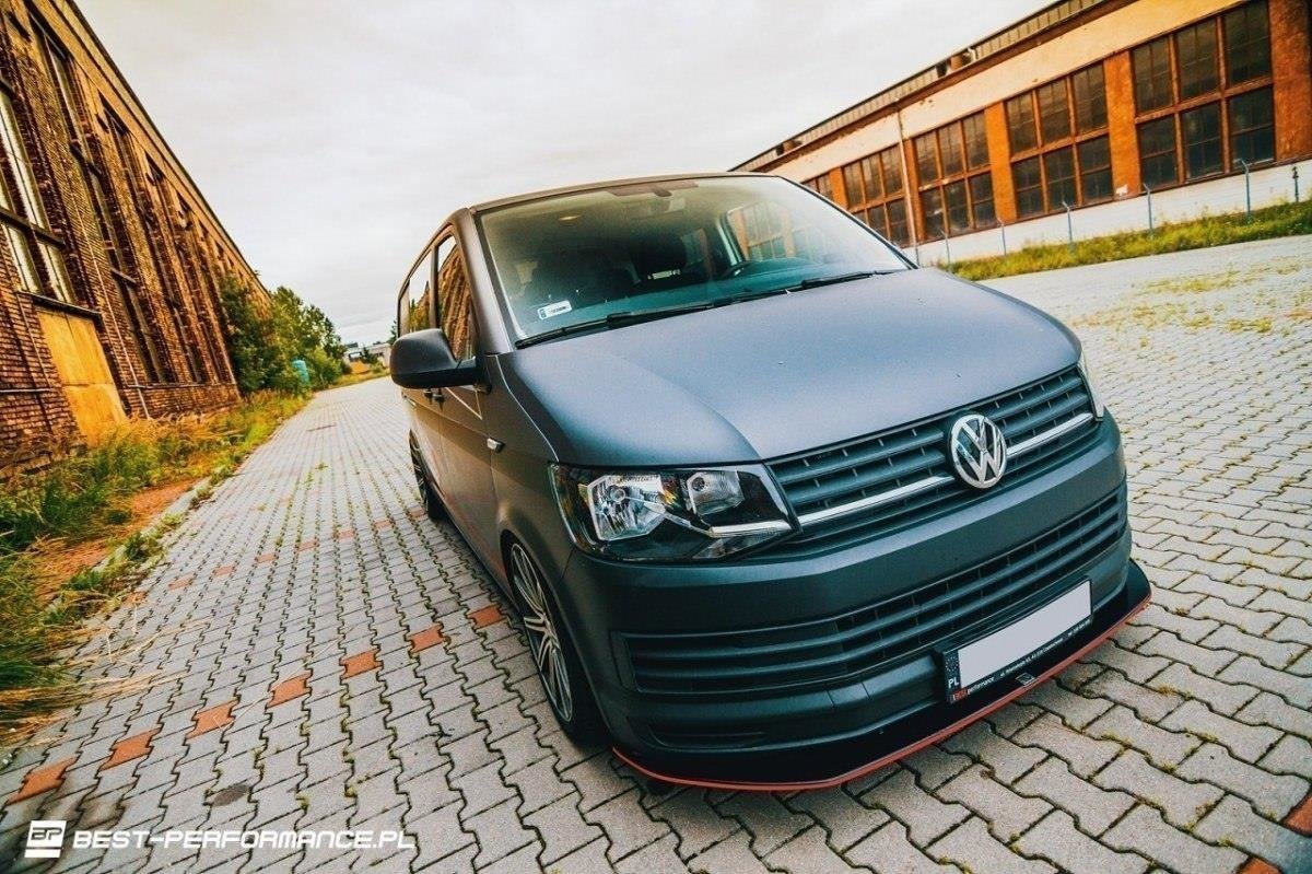 VOLKSWAGEN T6 Front Ansatz für v.1 Carbon Look