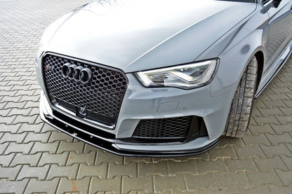 Front Ansatz V.2 für Audi RS3 8V Sportback schwarz matt