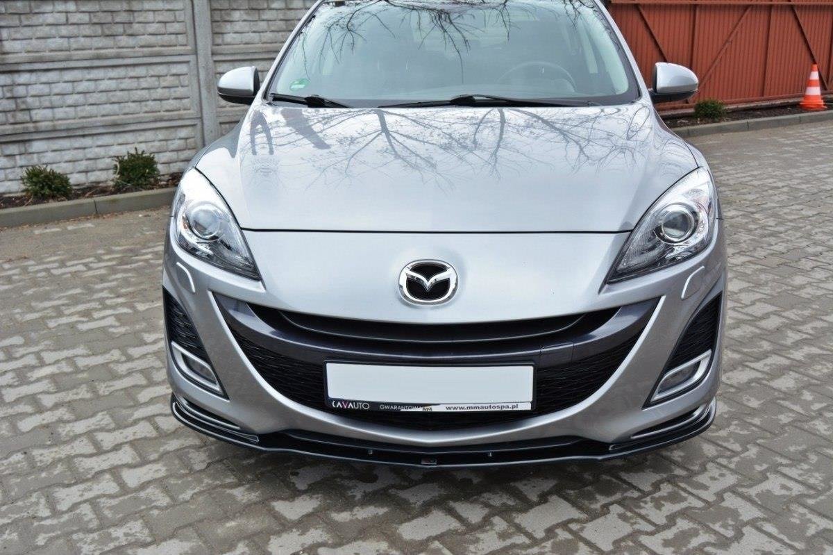 Front Ansatz für MAZDA 3 MK2 SPORT (vor Facelift) Carbon Look