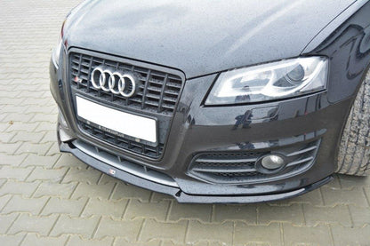 Front Ansatz V.1 für Audi S3 8P FL schwarz Hochglanz