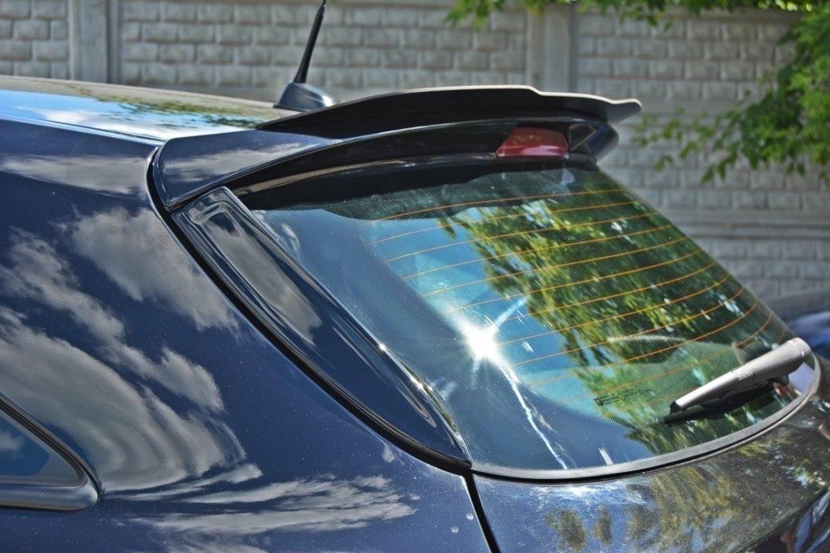 HECK SEITE Spoiler CAP für OPEL ASTRA H (FOR OPC / VXR) Carbon Look
