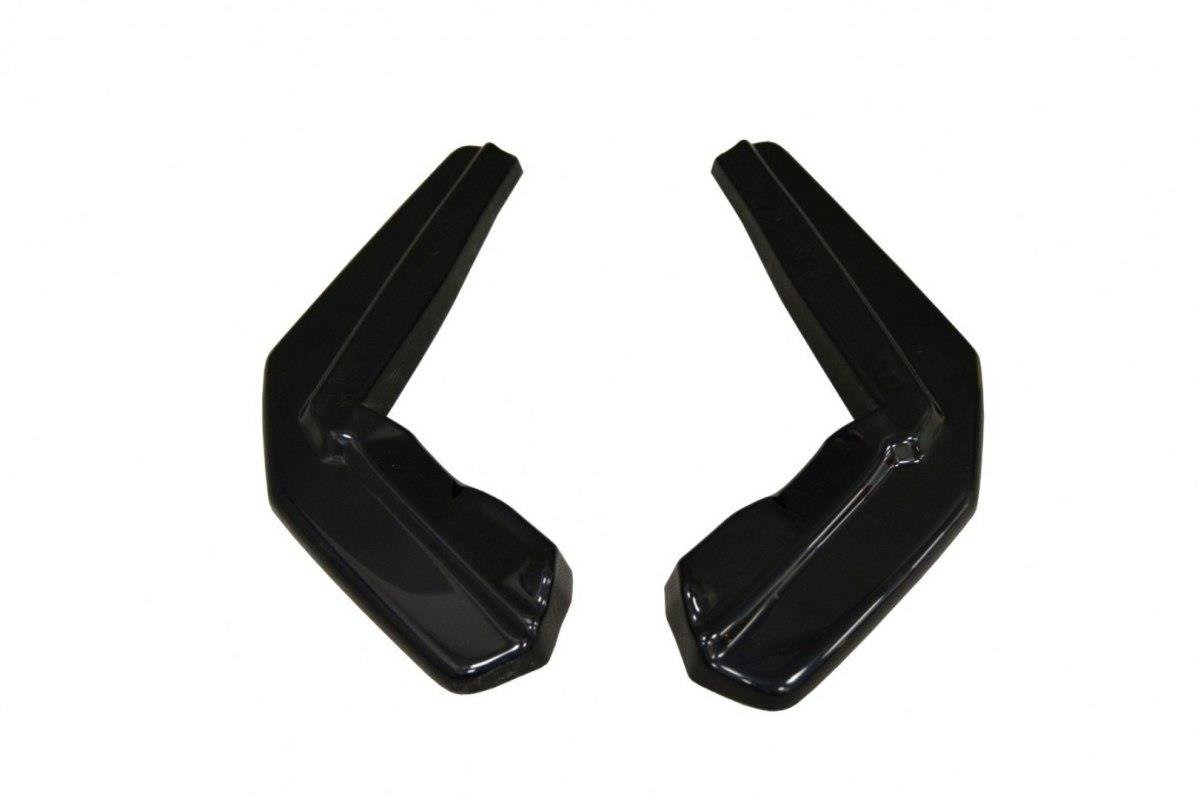 Heck Ansatz Flaps Diffusor für Lexus RX Mk4 T schwarz matt