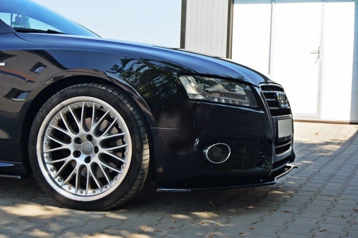 Front Ansatz für Audi S5 / A5 S-Line 8T schwarz matt