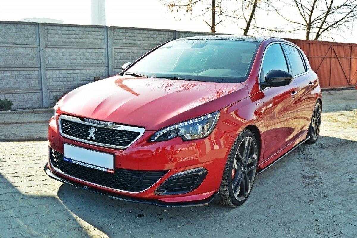 Front Ansatz für v.1 PEUGEOT 308 II GTI Carbon Look