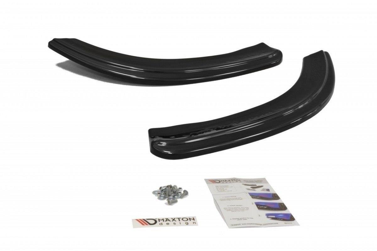 Heck Ansatz Flaps Diffusor für FORD FOCUS 3 ST Facelift schwarz matt