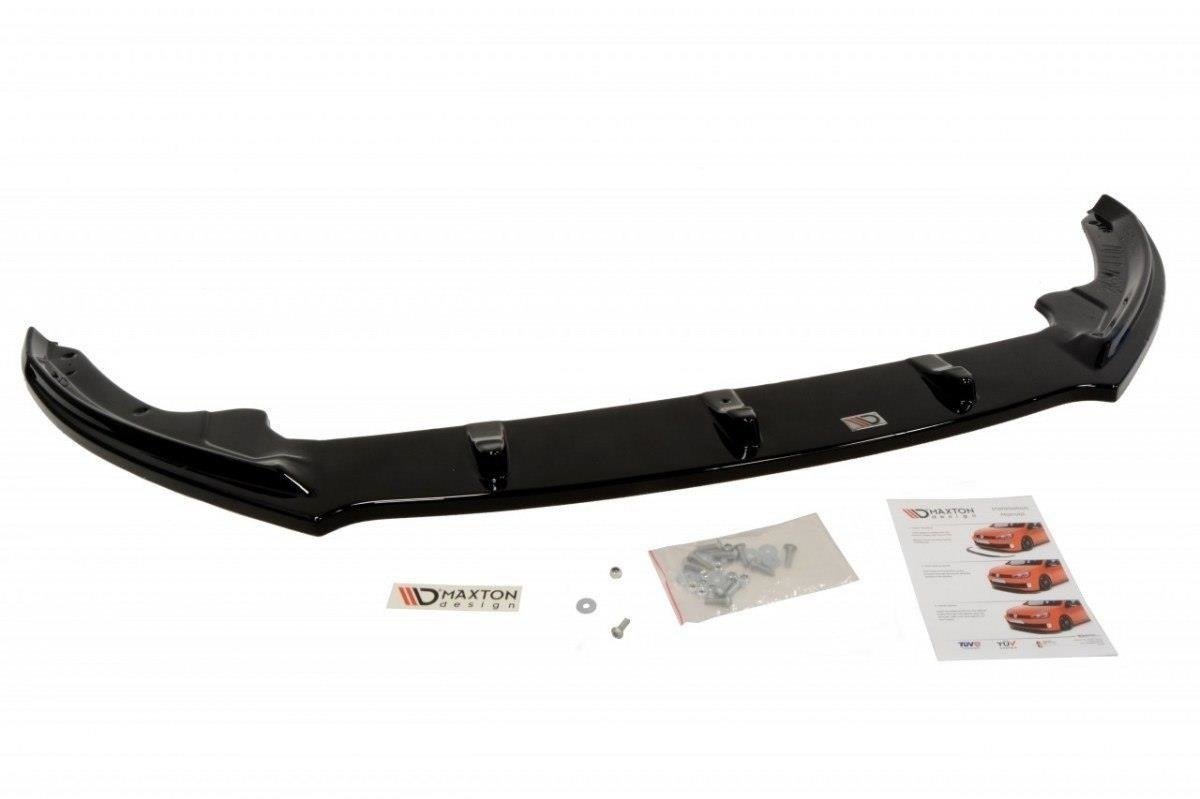 Front Ansatz V.1 für Skoda Rapid schwarz Hochglanz