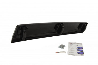 Mittlerer Diffusor Heck Ansatz für VW GOLF 7 R im DTM LOOK Carbon Look