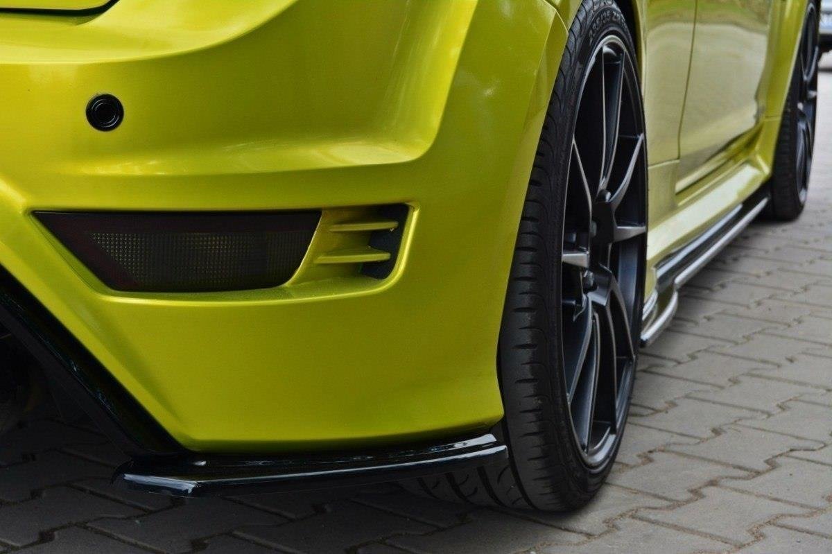 Heck Ansatz Flaps Diffusor für FORD FOCUS MK2 RS Carbon Look