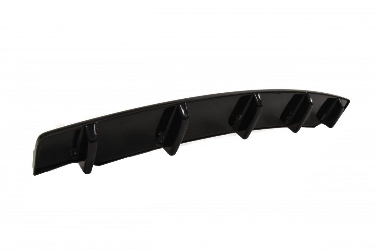 Mittlerer Diffusor Heck Ansatz für BMW 5er F11 M Paket (mit zwei Einzel Endstücken) Carbon Look