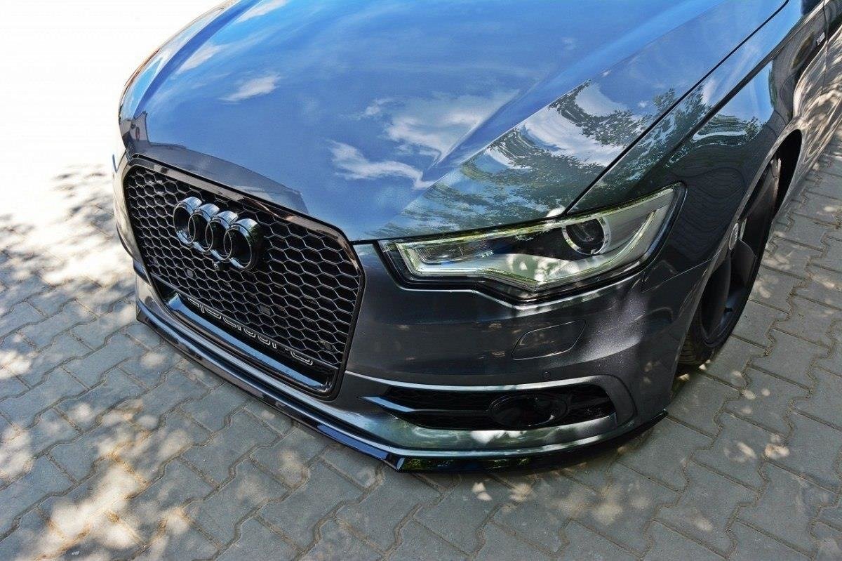 Front Ansatz V.2 für Audi S6 / A6 S-Line C7 schwarz matt