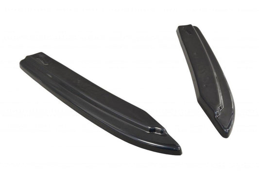 Heck Ansatz Flaps Diffusor für AUDI S8 D4 Carbon Look