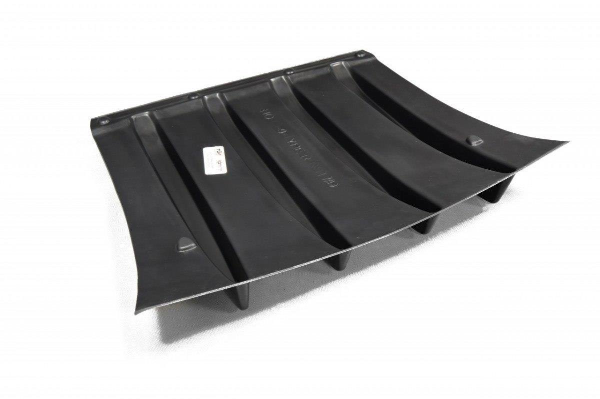 Diffusor Heck Ansatz für HONDA CIVIC IX TYPE R schwarz Hochglanz
