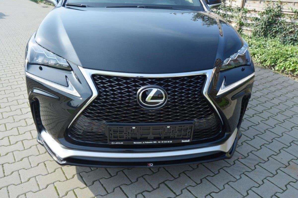 Front Ansatz V.1 für Lexus NX Mk1 F-Sport schwarz Hochglanz