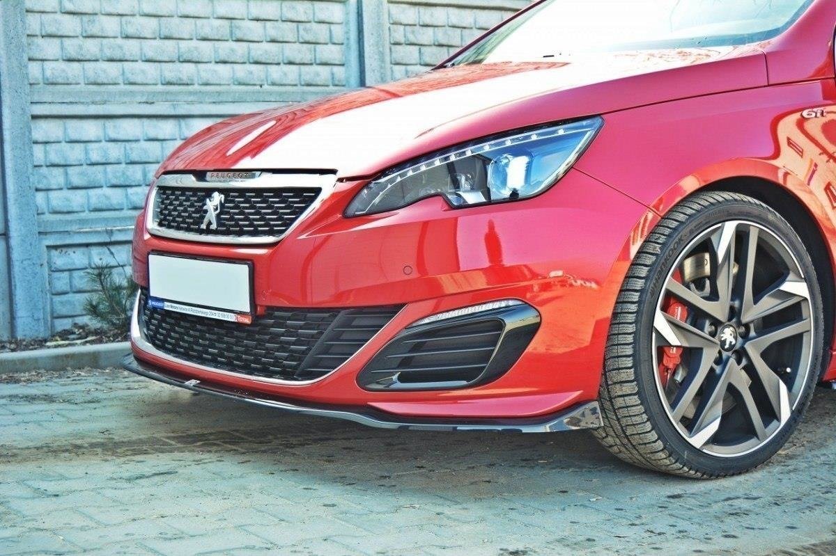 Front Ansatz für v.1 PEUGEOT 308 II GTI Carbon Look