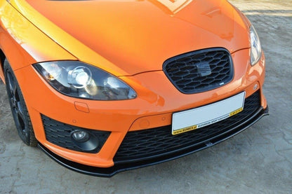 Front Ansatz V.2 für SEAT LEON MK2 CUPRA / FR Facelift schwarz matt