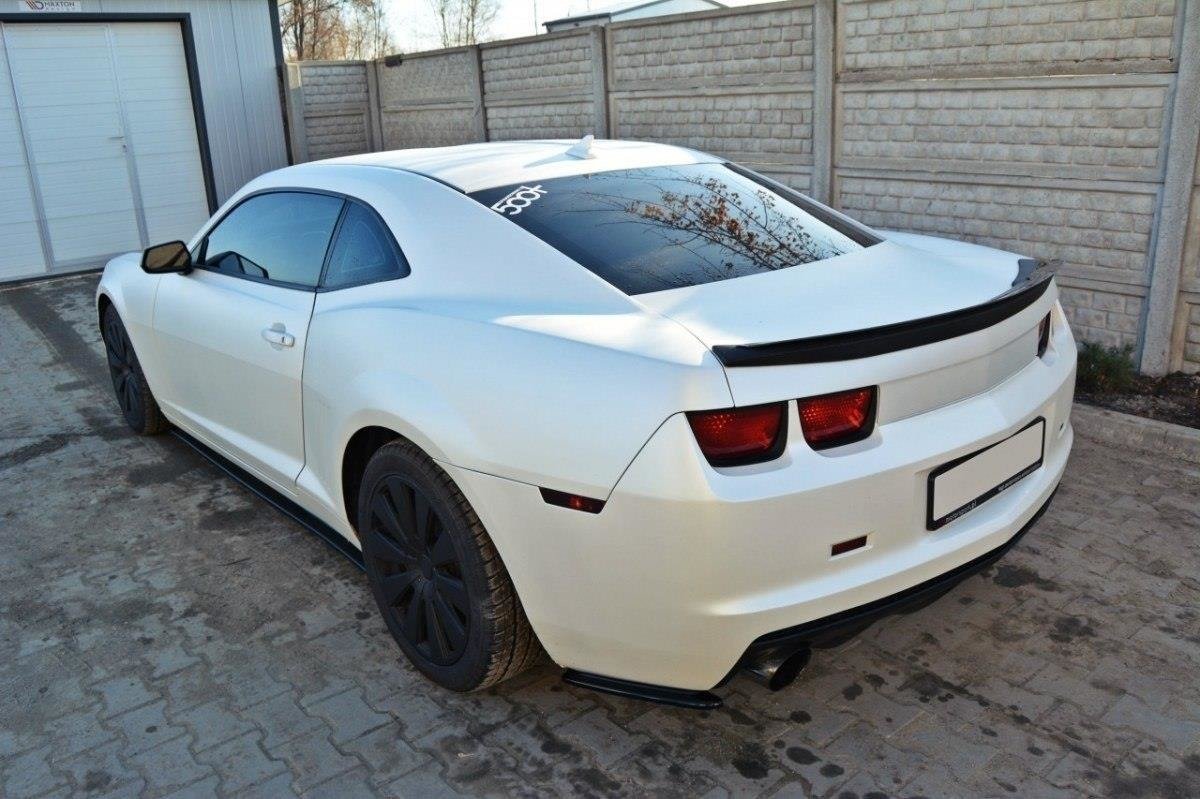 Spoiler CAP für Chevrolet Camaro 5 schwarz Hochglanz