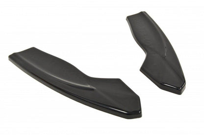 Heck Ansatz Flaps Diffusor für v.2 FORD FOCUS II ST Facelift Carbon Look
