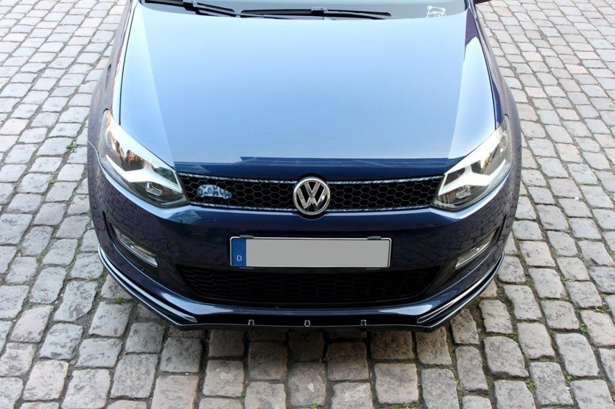 Front Ansatz für VW POLO MKV Carbon Look