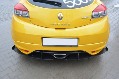 Heck Ansatz Flaps Diffusor für RENAULT MEGANE MK3 RS