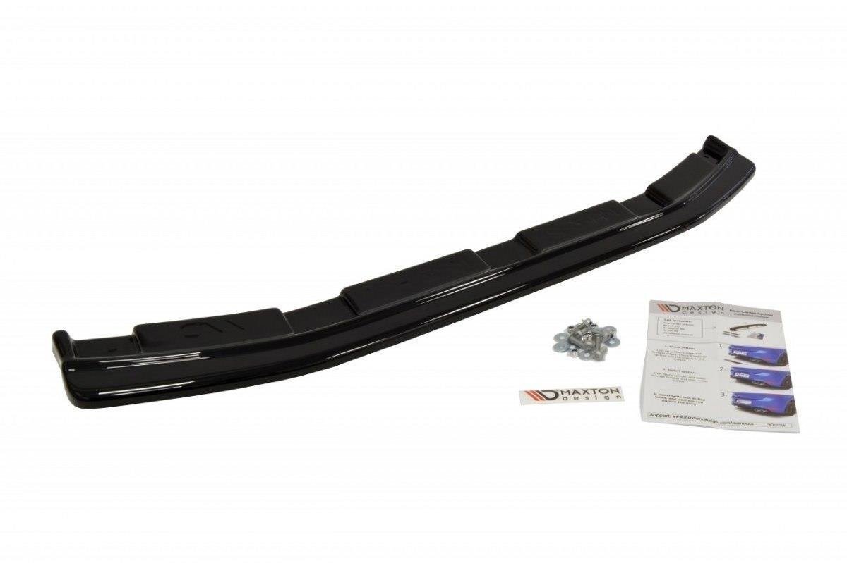 Mittlerer Diffusor Heck Ansatz für MAZDA 3 MK2 MPS  schwarz Hochglanz